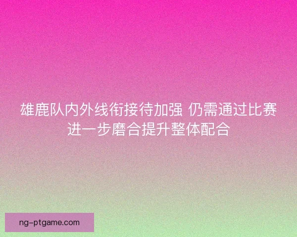 雄鹿队内外线衔接待加强 仍需通过比赛进一步磨合提升整体配合